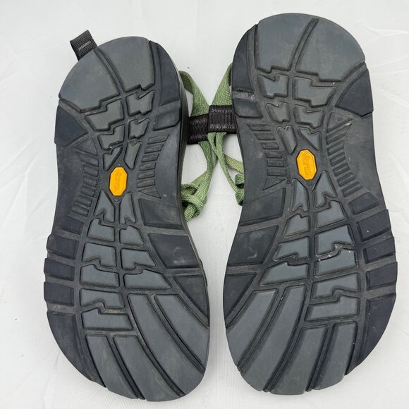 Chaco Sandals Womens 9 Green Adjustable Straps Durable Sole Outdoor Adventure - Picture 12 of 12